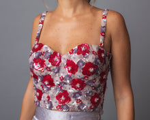 Load image into Gallery viewer, Floral Embroidered Bustier
