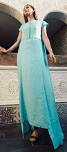 Load image into Gallery viewer, Aqua Linen Dress
